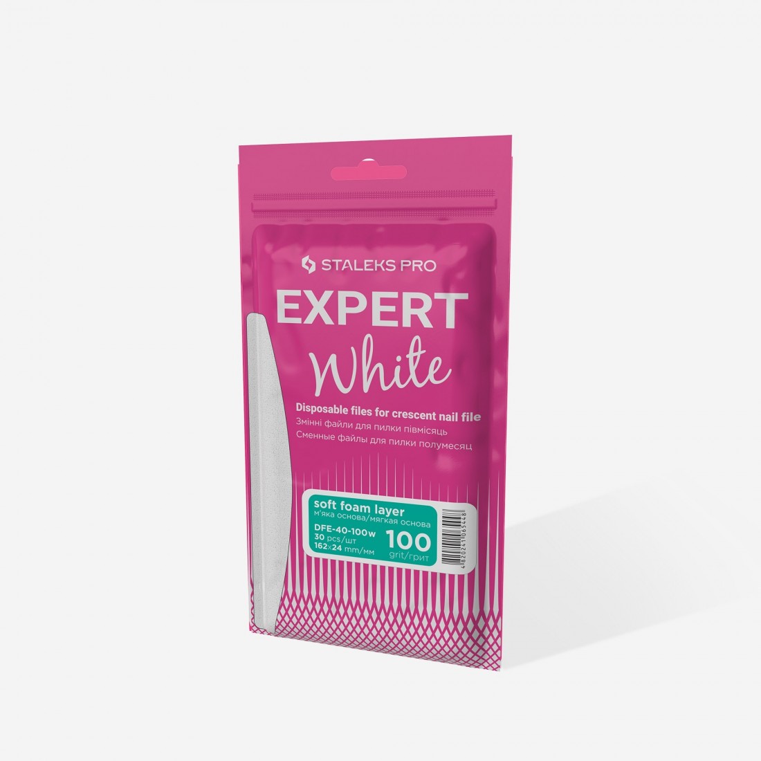 STALEKS dildės abrazyvai EXPERT balti DFE-40-100W