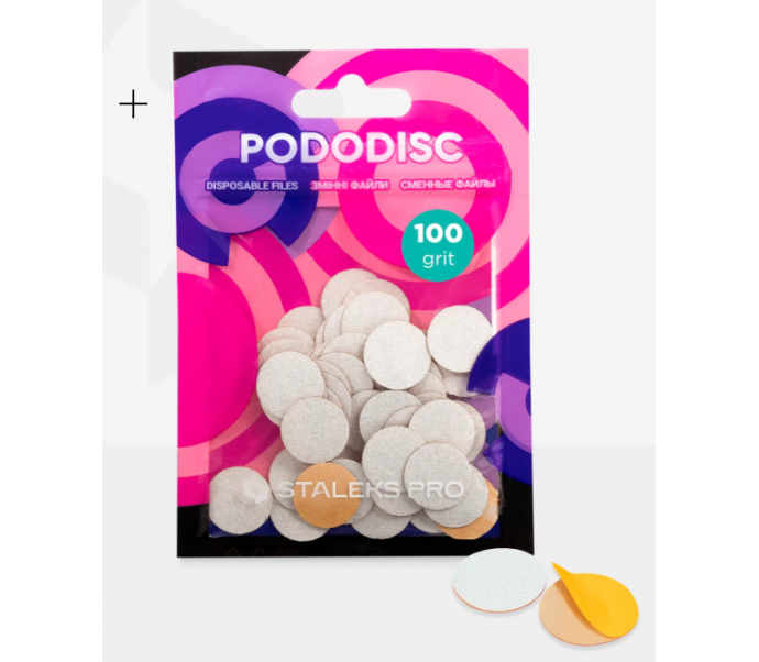 STALEKS PRO S 100gr 50vnt balti abrazyvai
