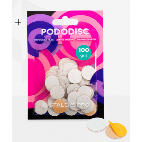 STALEKS PRO S 100gr 50vnt balti abrazyvai