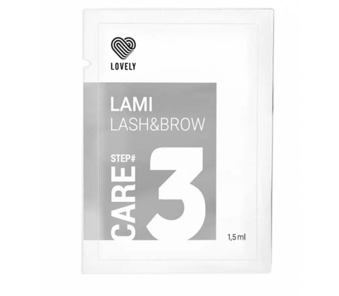LOVELY priemonė blakstienų laminavimui CARE  nr3  1,5ml