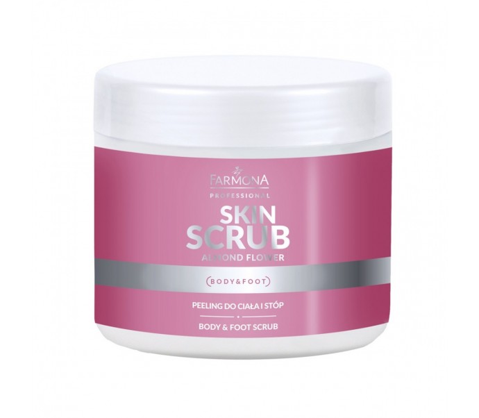 Farmona Skin scrub almond flower peeling do ciała i stóp kwiat migdałowca 500 g
