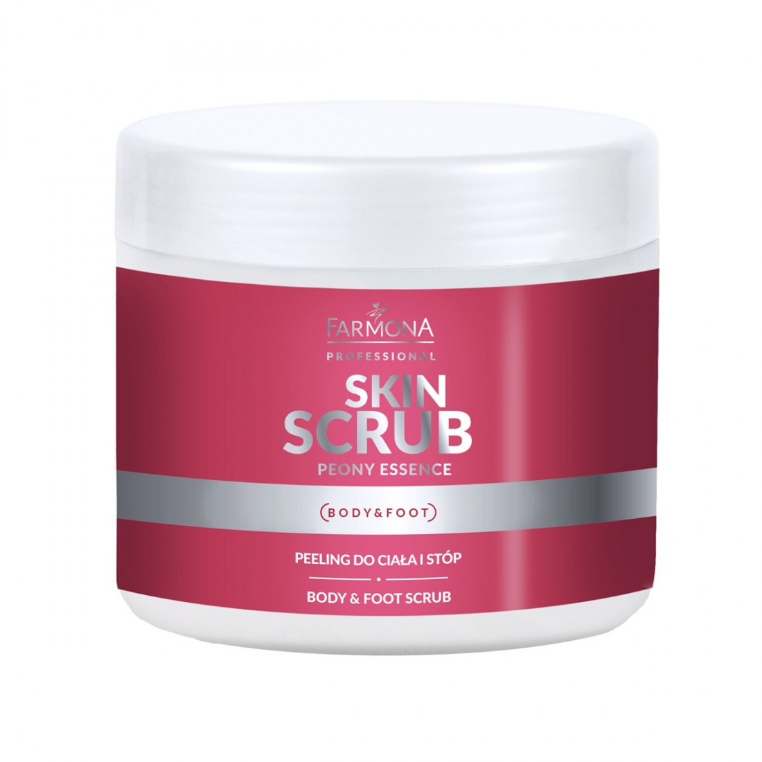 Farmona Skin scrub peony essence peeling do ciała i stóp piwonia 500 g