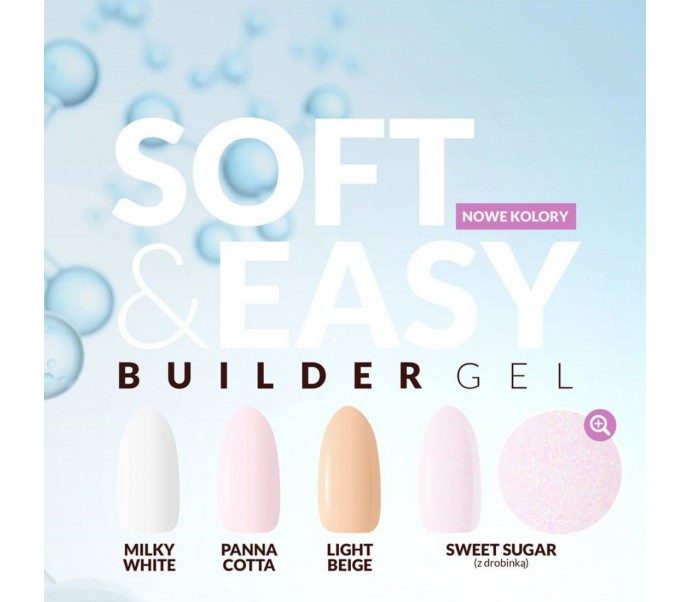 Claresa statybinis gelis Soft&Easy gelis sweet sugar 45g