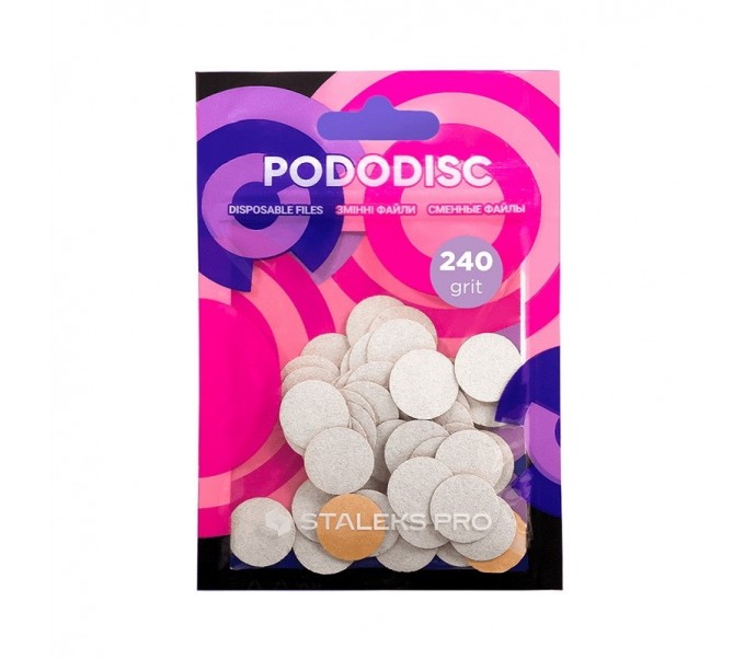 STALEKS PRO S 240gr keičiami lapeliai podo diskui PDF-15-80