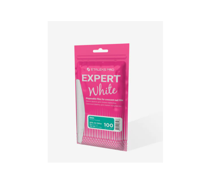 STALEKS klijuojamos dildės EXPERT baltos DFE-42-180W