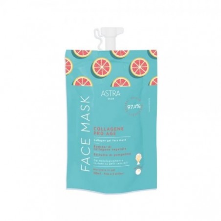 ASTRA SKIN senėjimą stabdanti veido kaukė su kolagenu, 30ml
