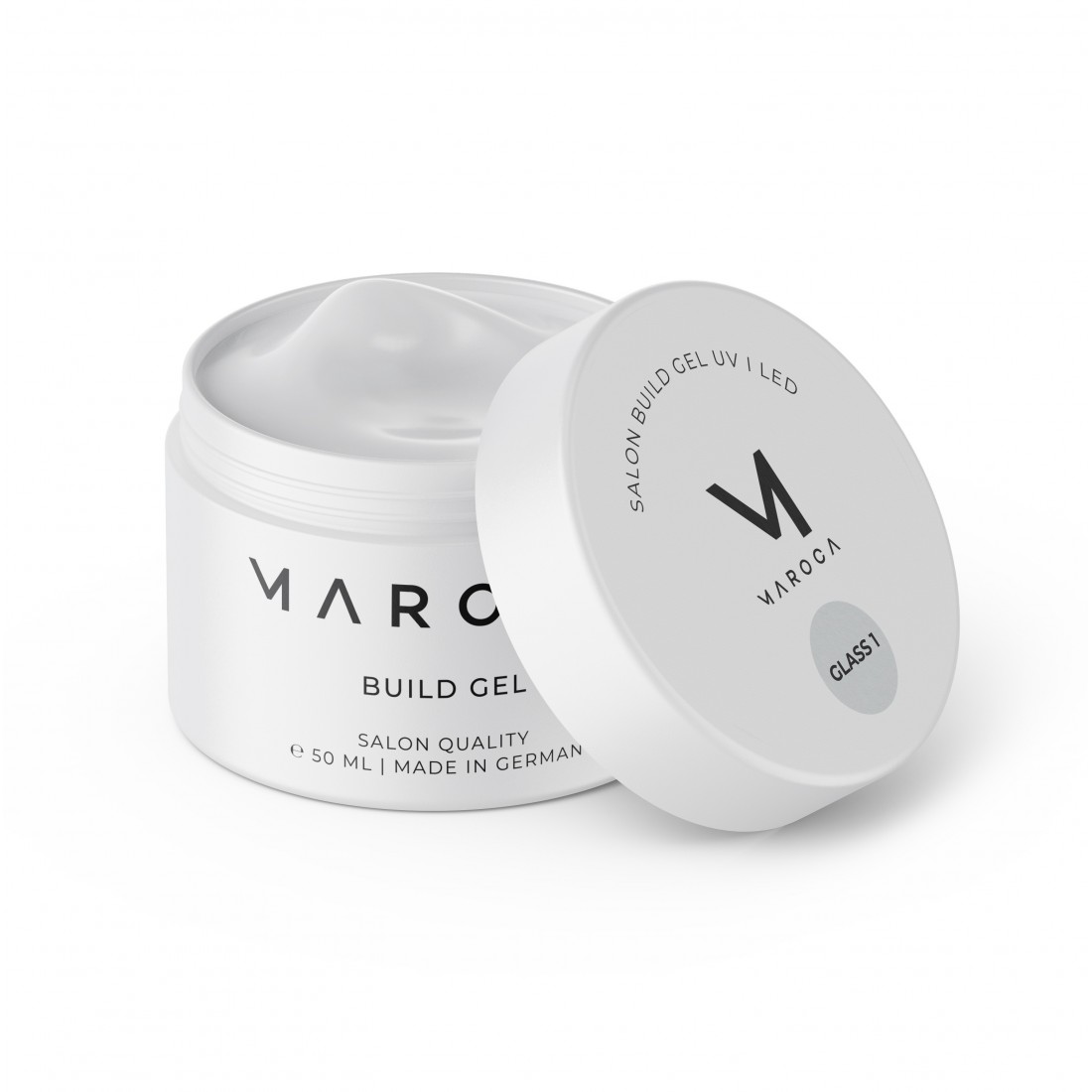 MAROCA nagų priauginimo gelis GLASS 1  50ml