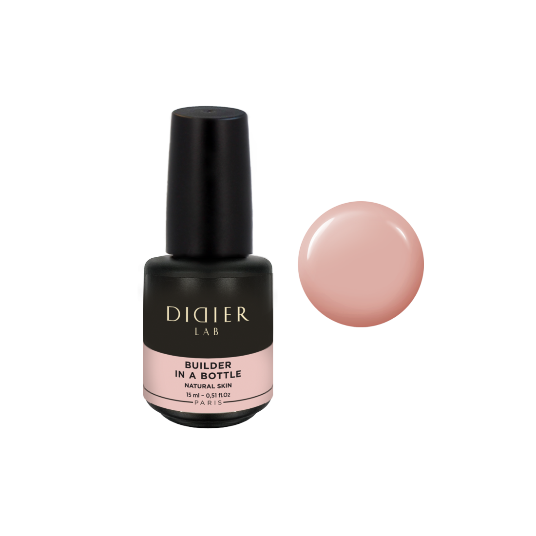 DIDIER LAB" BUILDER GEL IN A BOTTLE, NATURAL SKIN, 15ML