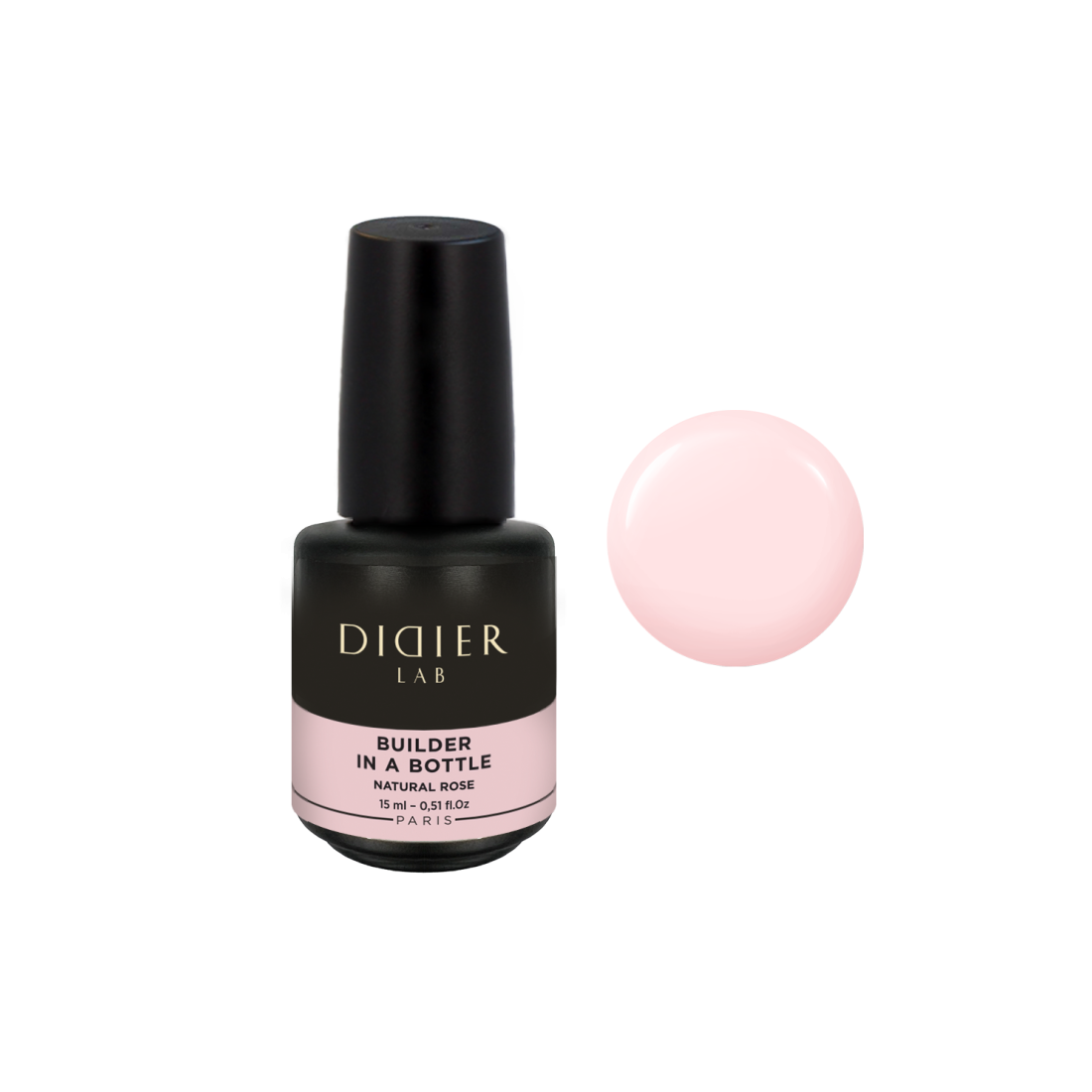 DIDIER LAB RIAUGINIMO GELIS BUTELIUKE, NATURAL ROSE, 15ML