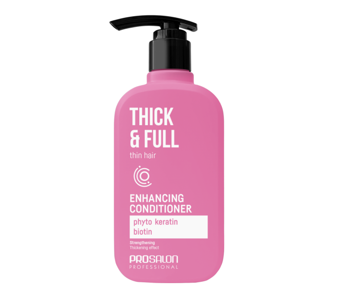 PROSALON '' THICK & FULL '' plonų plaukų kondicionierius ,375ml