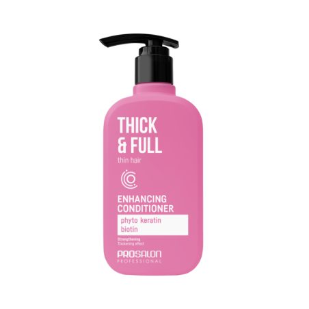 PROSALON '' THICK & FULL '' plonų plaukų kondicionierius ,375ml