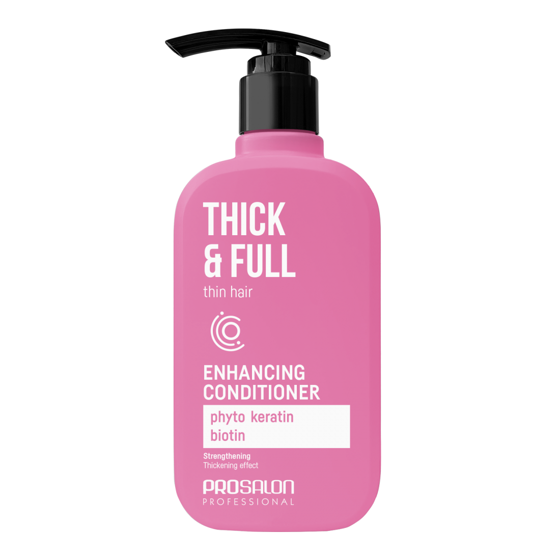 PROSALON '' THICK & FULL '' plonų plaukų kondicionierius ,375ml