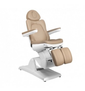 KOSMETOLOGINIS ELEKTRINIS FOTELIS AZZURRO 870S PEDI 3  CAPUČINO