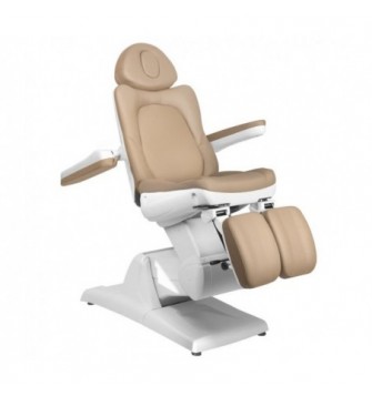KOSMETOLOGINIS ELEKTRINIS FOTELIS AZZURRO 870S PEDI 3  CAPUČINO