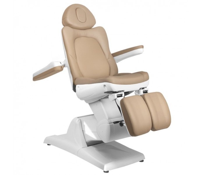 KOSMETOLOGINIS ELEKTRINIS FOTELIS AZZURRO 870S PEDI 3  CAPUČINO