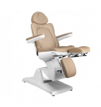 KOSMETOLOGINIS ELEKTRINIS FOTELIS AZZURRO 870S PEDI 3  CAPUČINO