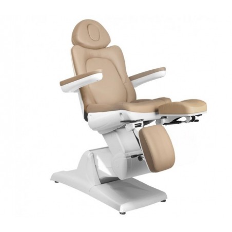 KOSMETOLOGINIS ELEKTRINIS FOTELIS AZZURRO 870S PEDI 3  CAPUČINO