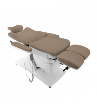 KOSMETOLOGINIS ELEKTRINIS FOTELIS AZZURRO 870S PEDI 3  CAPUČINO