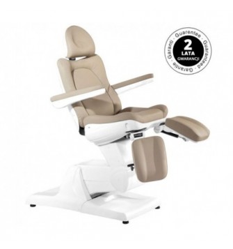 KOSMETOLOGINIS ELEKTRINIS FOTELIS AZZURRO 870S PEDI 3  CAPUČINO