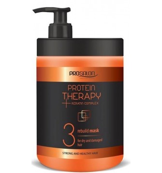 PROSALON PROTEINO TERAPIJA+KERATINO KOMPLEKSAS ATSTATOMOJI KAUKE 1000ML