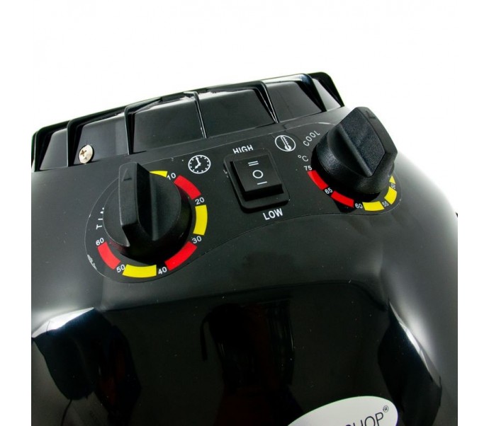 GABBIANO DŽIOVINTUVAS PASTATOMAS, DVIEJŲ GREIČIŲ, JUODAS