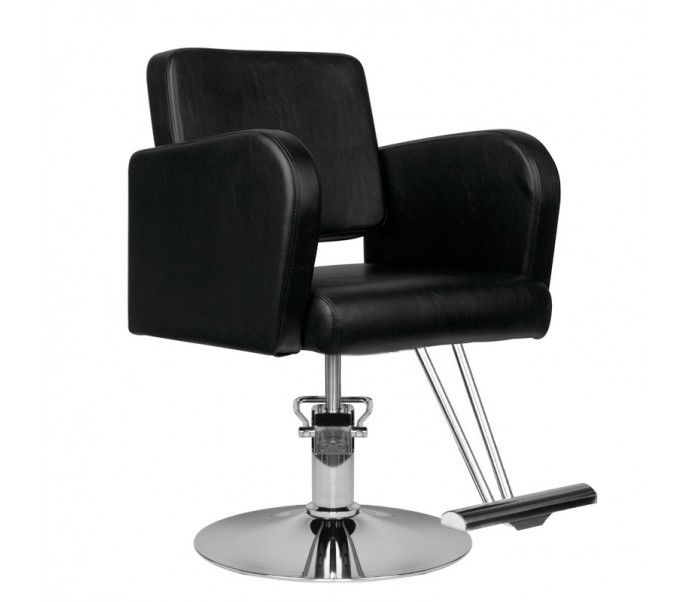 HAIR SYSTEM HS92 kirpyklos kėdė, juoda