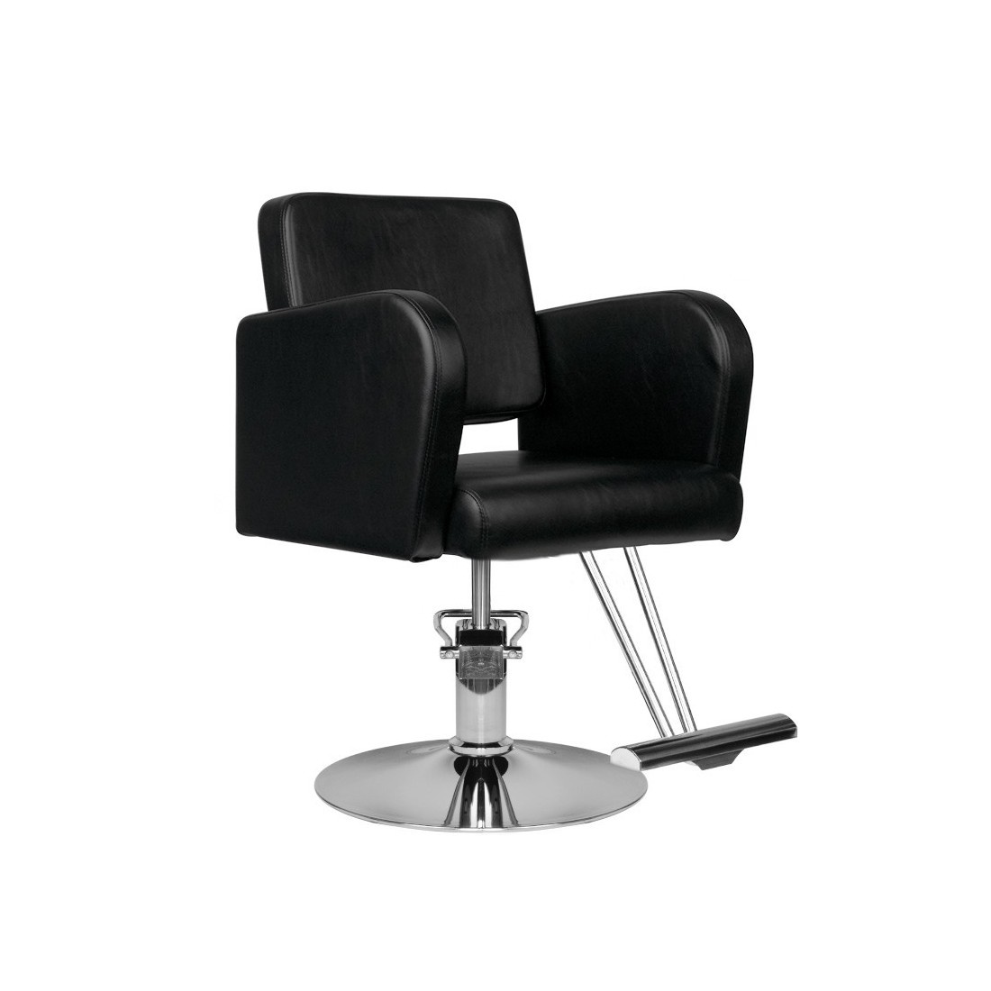 HAIR SYSTEM HS92 kirpyklos kėdė, juoda