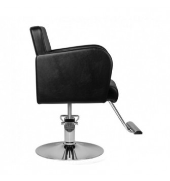 HAIR SYSTEM HS92 kirpyklos kėdė, juoda