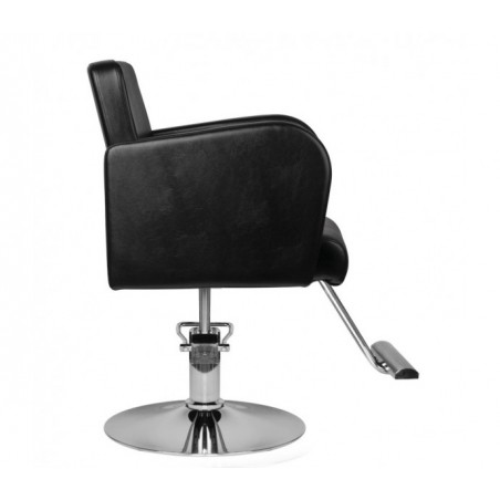 HAIR SYSTEM HS92 kirpyklos kėdė, juoda