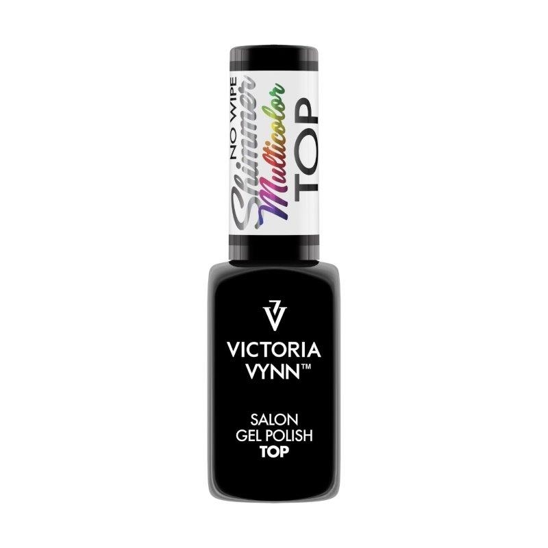 Victoria Vynn Topas su blizgučiais NO WIPE "Shimmer Multicolor" 8ml