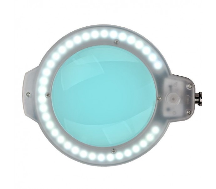 Lempa lupa  8012/5" juoda, tvirtinama ant stalo