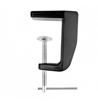 Lempa lupa  8012/5" juoda, tvirtinama ant stalo