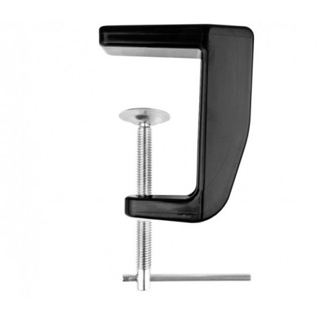 Lempa lupa  8012/5" juoda, tvirtinama ant stalo