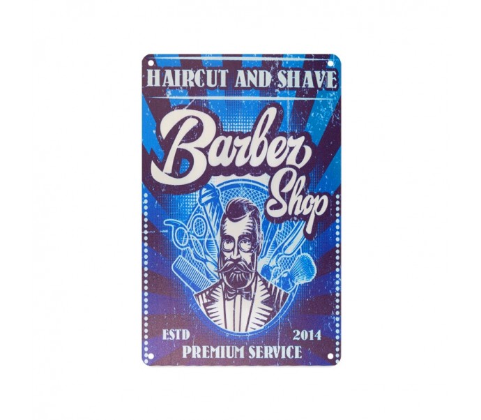  Stilinga lentelė barber salonui B074