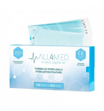 ALL4MED AUTOKLAVO STERILIZAVIMO VOKAI 135MM*250MM 200VNT.