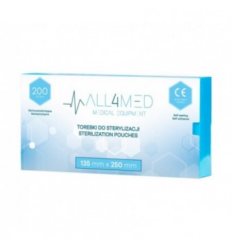 ALL4MED AUTOKLAVO STERILIZAVIMO VOKAI 135MM*250MM 200VNT.
