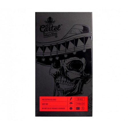 Kasetės taturuotėms bei tatuažui  El Cartel 1221RM-1 10vnr. 0.35mm