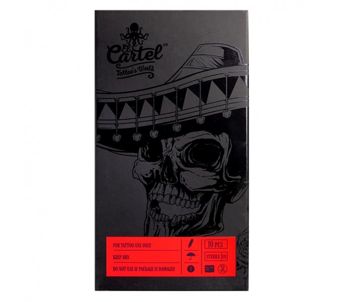Kasetės taturuotėms bei tatuažui El Cartel 1223RM-1 10vnt. 0.35mm