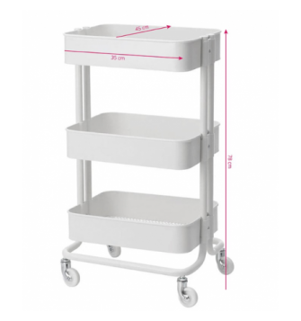 KOSMETOLOGINIS STALIUKAS HS05 BALTAS