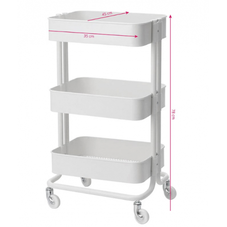 KOSMETOLOGINIS STALIUKAS HS05 BALTAS
