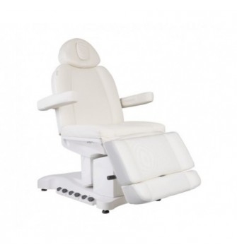 FOTEL KOSMETYCZNY ELEKTR. AZZURRO 708B EXCLUSIVE 4 SILN. PODGRZEWANY