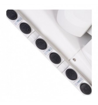 FOTEL KOSMETYCZNY ELEKTR. AZZURRO 708B EXCLUSIVE 4 SILN. PODGRZEWANY