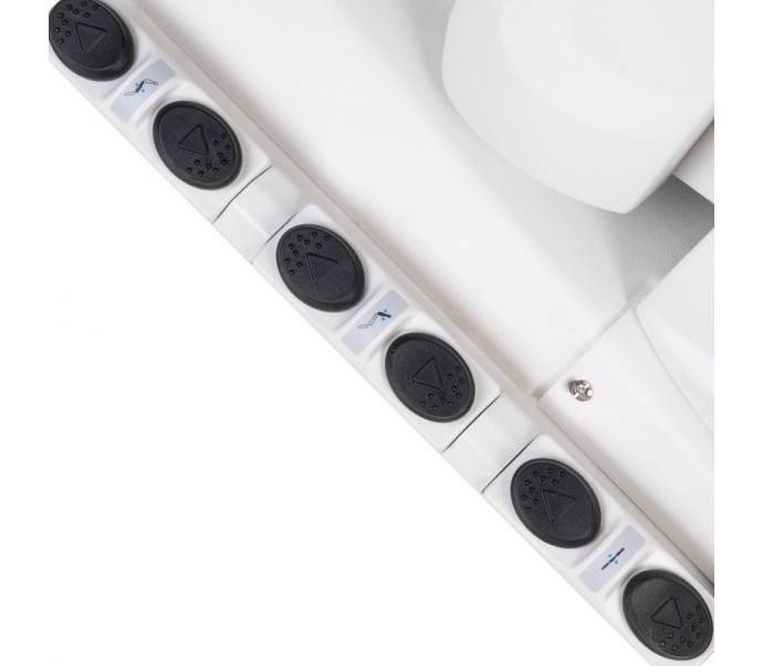 FOTEL KOSMETYCZNY ELEKTR. AZZURRO 708B EXCLUSIVE 4 SILN. PODGRZEWANY