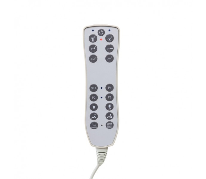 FOTEL KOSMETYCZNY ELEKTR. AZZURRO 708B EXCLUSIVE 4 SILN. PODGRZEWANY