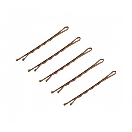 WSUWKI FRYZJERSKIE DO WŁOSÓW 120 SZT E-57 5,6CM ZŁOTE