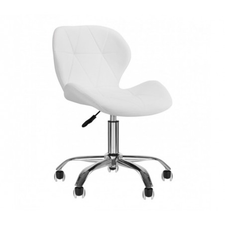 TABORET KOSMETYCZNY QS-06 BIAŁY