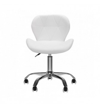TABORET KOSMETYCZNY QS-06 BIAŁY