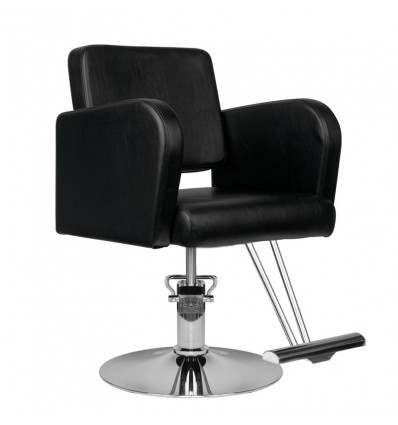HAIR SYSTEM HS92 kirpyklos kėdė, juoda