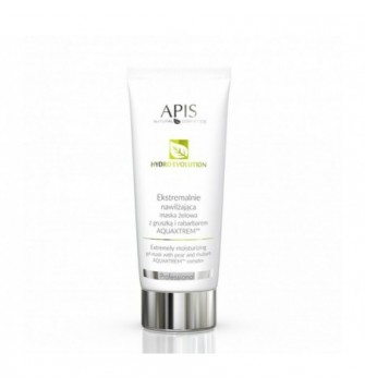 APIS "Hydro Evolution" ypač drėkinama gelio kaukė su kriaušėmis ir rabarbarais AQUAXTREM 200ml
