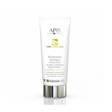 APIS "Hydro Evolution" ypač drėkinama gelio kaukė su kriaušėmis ir rabarbarais AQUAXTREM 200ml